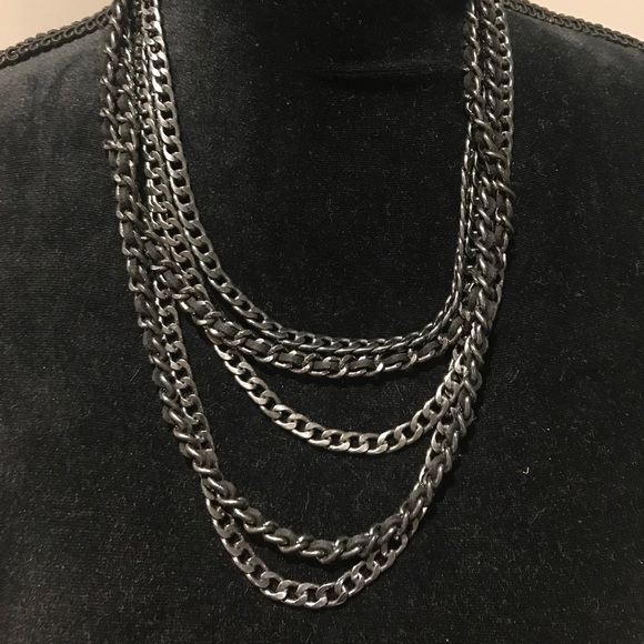 Dark chain necklace - Picture 1 of 2